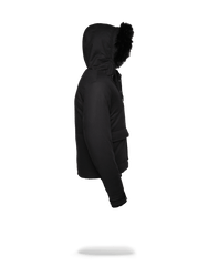 SOLID BLACK CHOPPER JACKET